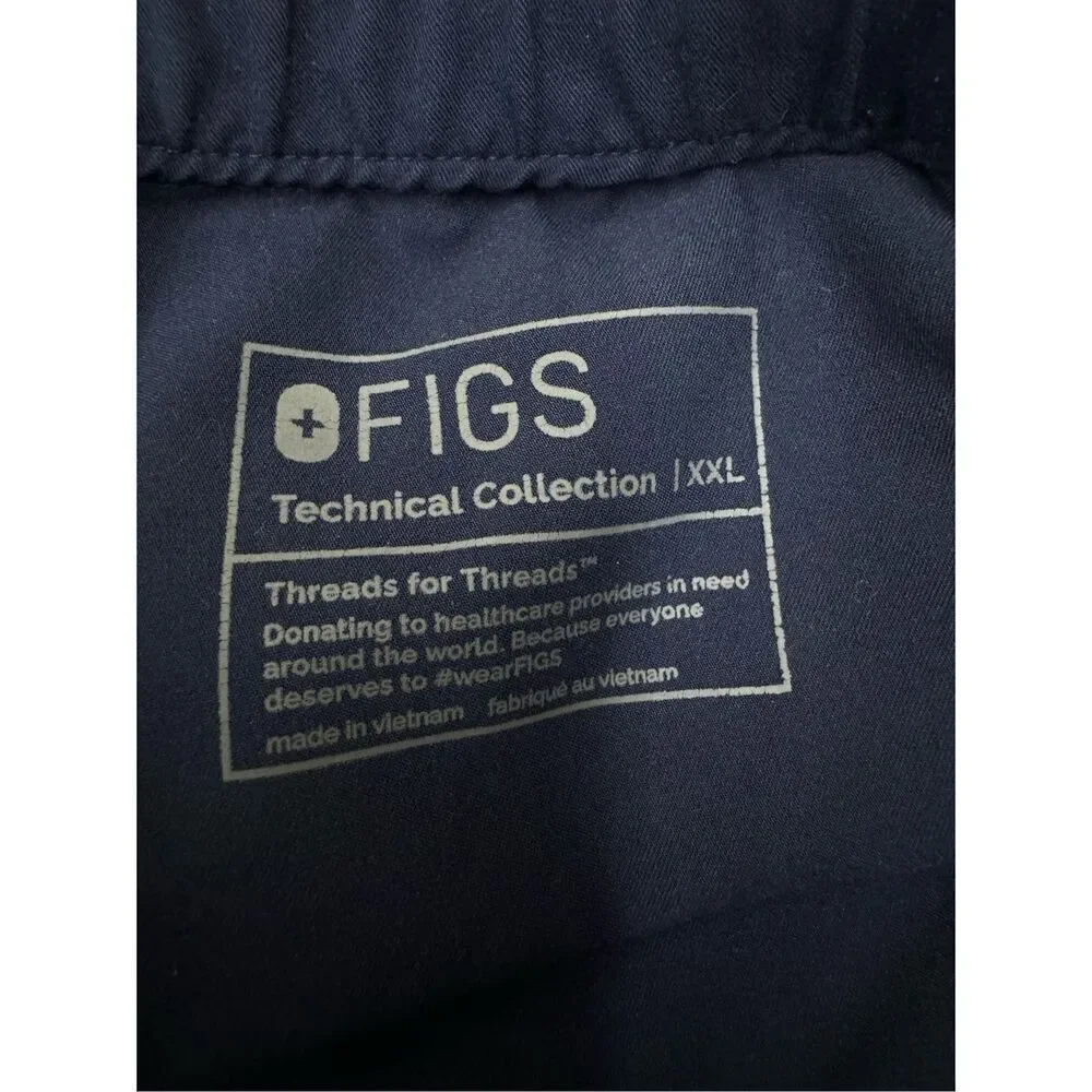 Figs Technical Collection Navy Scrub Pants Size XXL